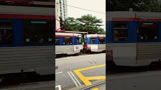 [Hong Kong Light Rail(LRT)]港鐵第三代輕鐵列車 507線(往屯門碼頭)離開大興南站