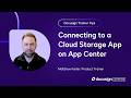 Docusign Trainer Tips: Connecting to a Cloud Storage App on App Center
