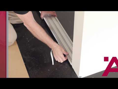 How To Make Tracks For A Wooden Sliding Door Glass Aluflex Sliding Door Installation Guide 2 Of 7 Installing Top And Bottom Tracks
