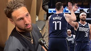 Klay Thompson reacts to Luka Doncic trade to Lakers for Anthony Davis