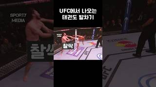 UFC에서 종종 나오는 태권도 발차기