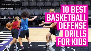 10 Best Basketball Defense Drills for Kids | Fun Youth Basketball Drills by MOJO