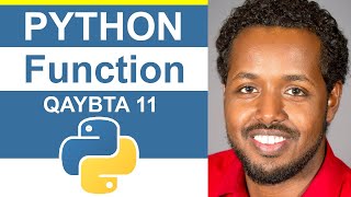 Python - Functions - Somali Tutorial Beginner 11