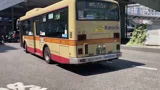 【乗合登録では最古参】神奈中バス や37(相模200か661) いすゞPA-LR234J1(2005年式) 海03系統 国分経由 かしわ台駅行 海老名駅東口にて撮影