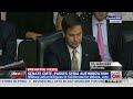 rubio opposes but senate committee okays syria resolution