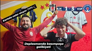 kasımpaşa Beşiktaş maçı tepki videosu #konuşanlar #beşiktaş #futbol