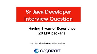 Cognizant Second Round | Sorting Map Values Using Java 8 Features