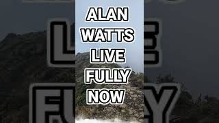 ALAN WATTS | LIVE YOUR LIFE NOW. HIS WISDOM IS PRICELESS