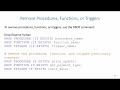 Advanced SQL: SQL/PSM Removing Routines