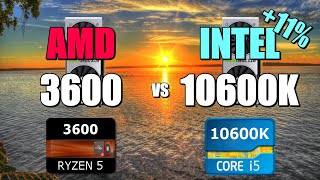 3600 vs 10600K - 2060S. CSGO, Fortnite, PUBG, GTAV, Overwatch.