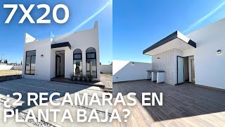 CASA 7X20 CON 2 RECAMARAS EN PLANTA BAJA