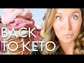 5 Tips to Get Back in Keto Fast After A Cheat Day, Week or Month!! 🍦