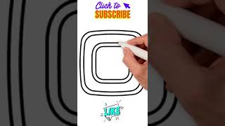 How to Draw instagram Logo | #shorts