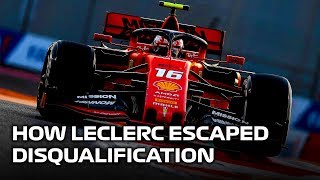 How Did Leclerc Escape Disqualification in Abu Dhabi?