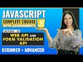55. Web API and Forms Validation API | Javascript tutorial for beginners | Javascript full course