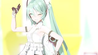 【MMD】yellow【YYB式初音ミク】