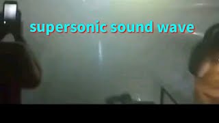 supersonic sound waves