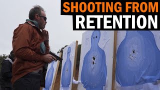 Shooting From Retention at Close Range with Navy SEAL Mark \