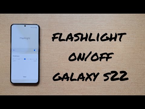 4 Ways To Turn The Flashlight On And Off Galaxy S22 - YouTube