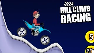 Hill Climb Racing - Motocross Bike on Moon 1691m | GamePlay