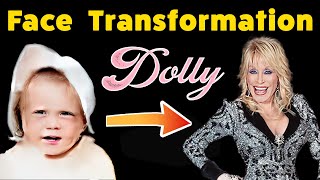 Dolly Parton Face Transformation 🦋 From Small Town Girl to Superstar! Edu
