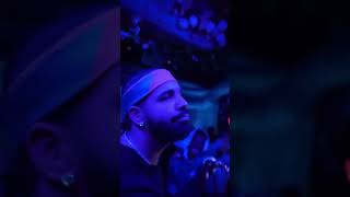 In the club with Drake