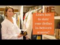 How to store your clothes between seasons | Stylist hacks | Closet essentials #styletip #stylehack