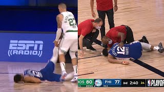 Tobias Harris SCARY Fall | Sixers vs Celtics Game 4