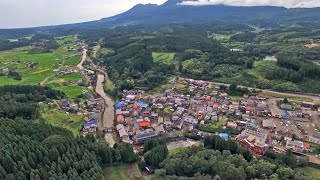 長湯温泉 ドローン空撮 \