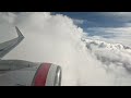 unedited 4k takeoff between the mountains at queenstown airport