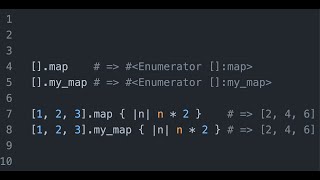 The yield keyword: Implementing Array#my_map