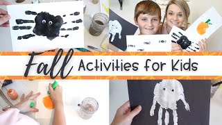FALL ACTIVITIES FOR KIDS | Fall Activities for Toddlers | Homeschool Preschool | Kids Fall Crafts