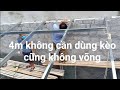 Cách làm mái tôn rộng 4m dài 11m giá mái tôn xốp 0878508333