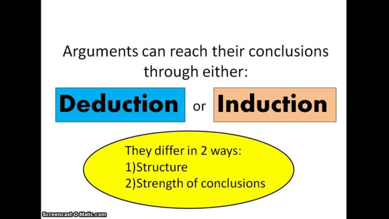 Inductive Vs Deductive Reasoning