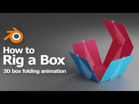 How To Make 3D Box Folding Animation In Blender