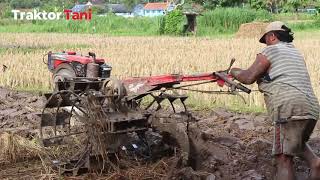 TETAP SEMANGAT!! MESKI LAHAN SULIT, TRAKTOR SAWAH QUICK G1000 TETAP BEKERJA SESUAI TARGET