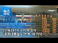 KTX 구미역 정차 '중부내륙철도 연계'로 새 가닥 / 대구경북 현대hcn