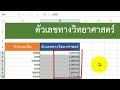 การป้อนข้อมูลชนิดตัวเลข วิธีใส่เครื่องหมายต่างๆ ให้ตัวเลข สอน excel ฟรี by p kaii