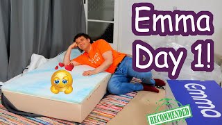 Emma Original Mattress unboxing 2020 - all foam mattress