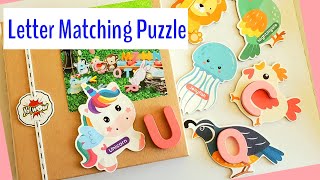 Alphabet/Letter Matching Puzzle for 1.5 - 4yrs old| Preschool puzzle| Montessori Based by Yo! wow