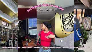 Unfiltered days of my life| maintainance | playroom live | studio session | meeting | skincare .