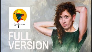Learn how to paint a portrait in oil paint. Full & Free tutorial. By Ben Lustenhouwer