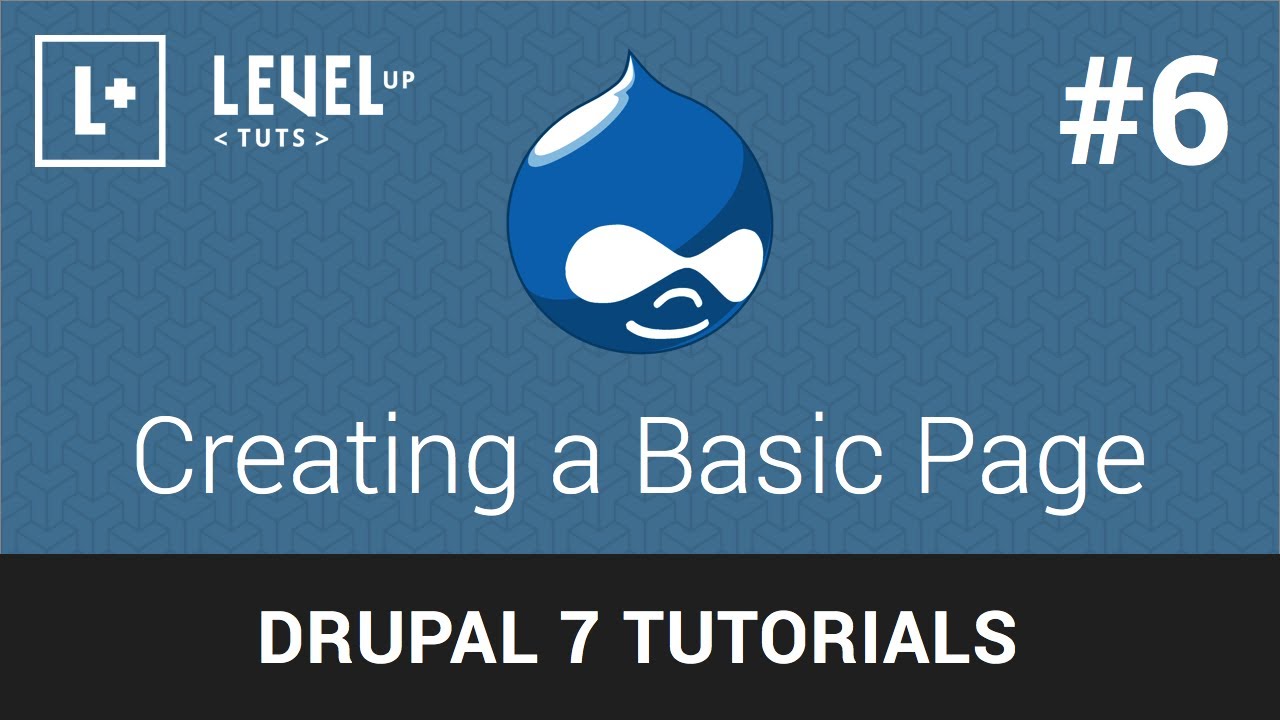 Drupal Tutorials 6 Creating A Basic Page Youtube