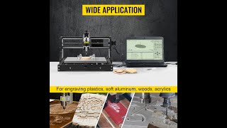 VEVOR CNC 3018 Pro Mini Laser Engraving Machine 3 Axis Control DIY Wood PCB Milling Cutting Engraver