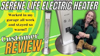 Serene Life Electric Heater for Garage / Patio - Amazon Finds | Customer Review!