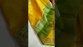 pure Tasar saree with silk mark tag