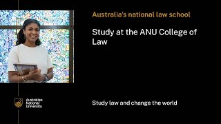 Study at the ANU College of Law