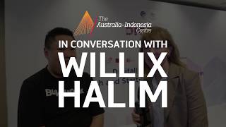 Willix Halim from Bukalapak at the Indonesia Australia Digital Forum