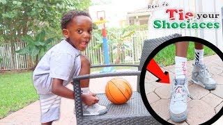 Learn To Tie Your Shoe |Fun Learning Video For Kids|