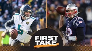 Stephen A. and Max make predictions for Patriots-Jaguars AFC championship | First Take | ESPN